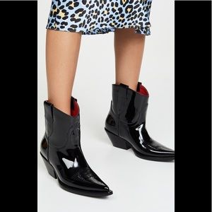 Maison Martin Margiela Boots Ankle black Patent